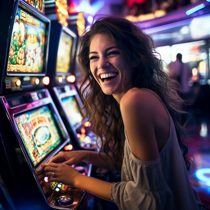 Antarmuka Texas Hold'em Bonus di aplikasi mobile olx77 menunjukkan kartu pemain dan meja dealer